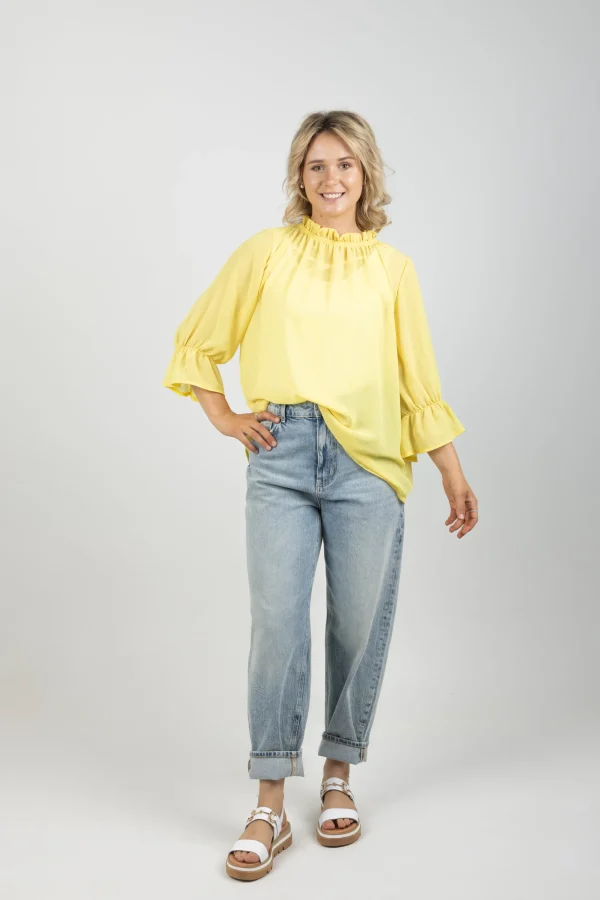 Shirts & Tops-BLANK SPACE LABEL TILLY TOP CITRINE