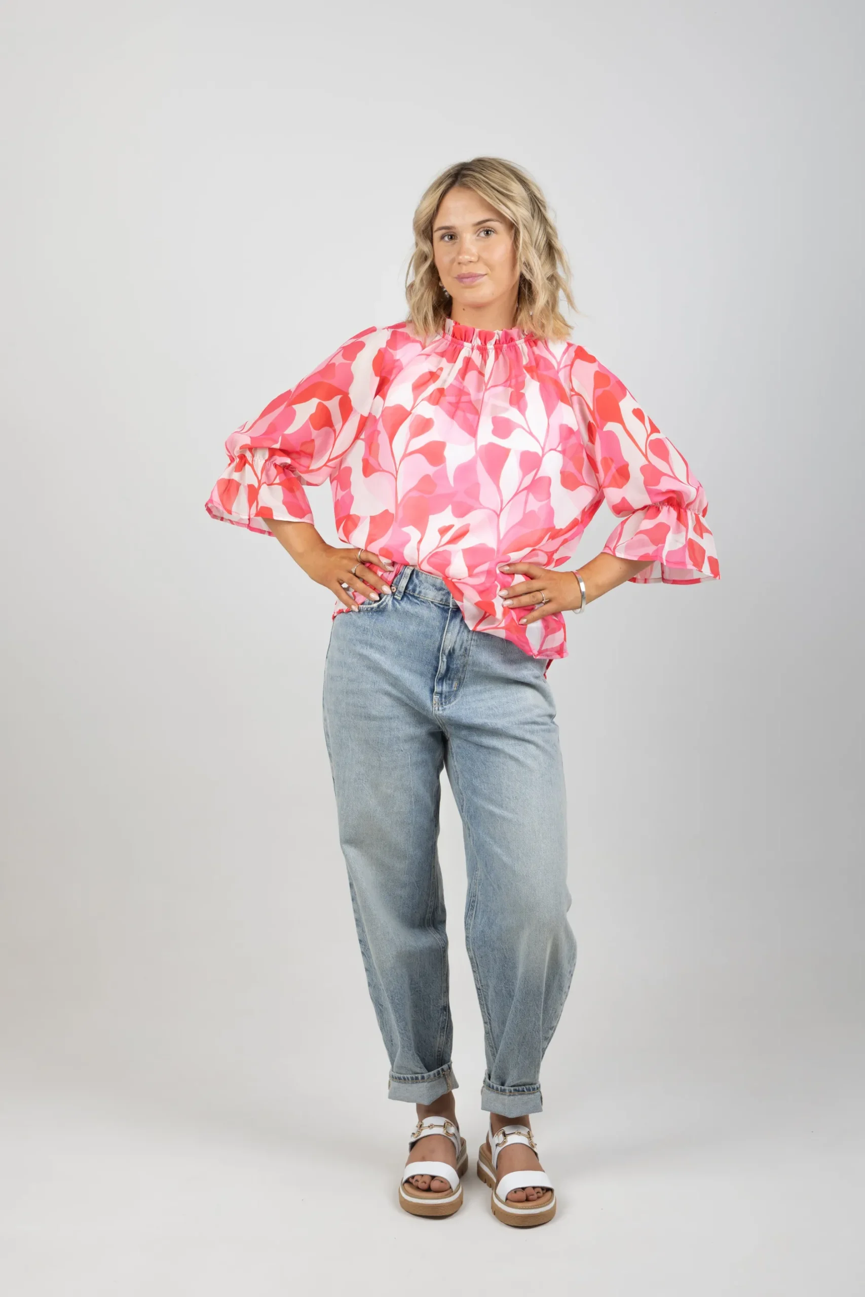 blank_space_label_tilly_t_1-3.webp Shirts & Tops-BLANK SPACE LABEL TILLY TOP PINK PARADISE