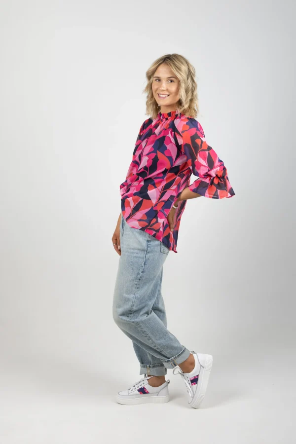 Shirts & Tops-BLANK SPACE LABEL TILLY TOP CRIMSON CRAZE