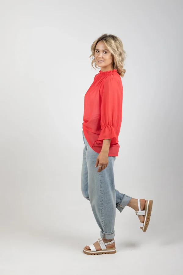 Shirts & Tops-BLANK SPACE LABEL TILLY TOP CORAL