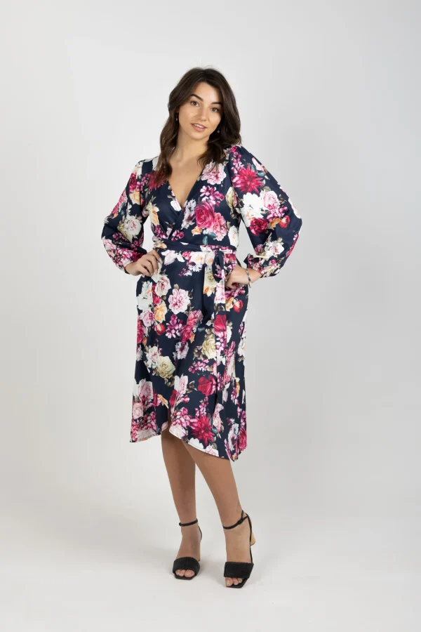 Dresses-BLANK SPACE LABEL VIOLET DRESS UNDER THE TUSCAN SUN