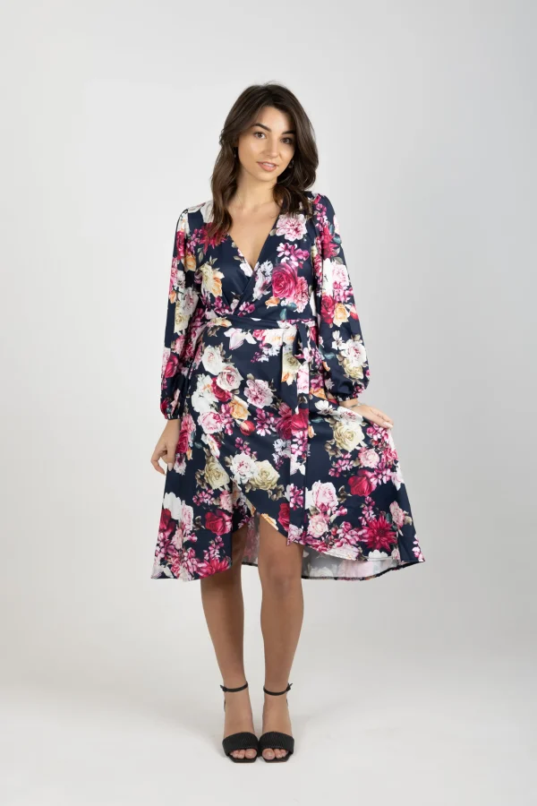 Dresses-BLANK SPACE LABEL VIOLET DRESS UNDER THE TUSCAN SUN