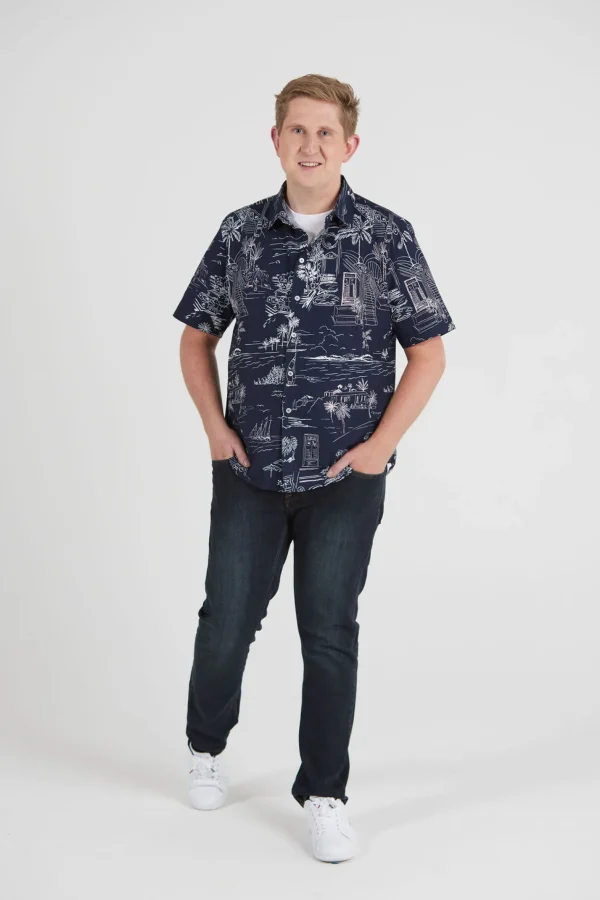 Shirts-BLANK SPACE LABEL WILLIAM PARTY SHIRT PRINT
