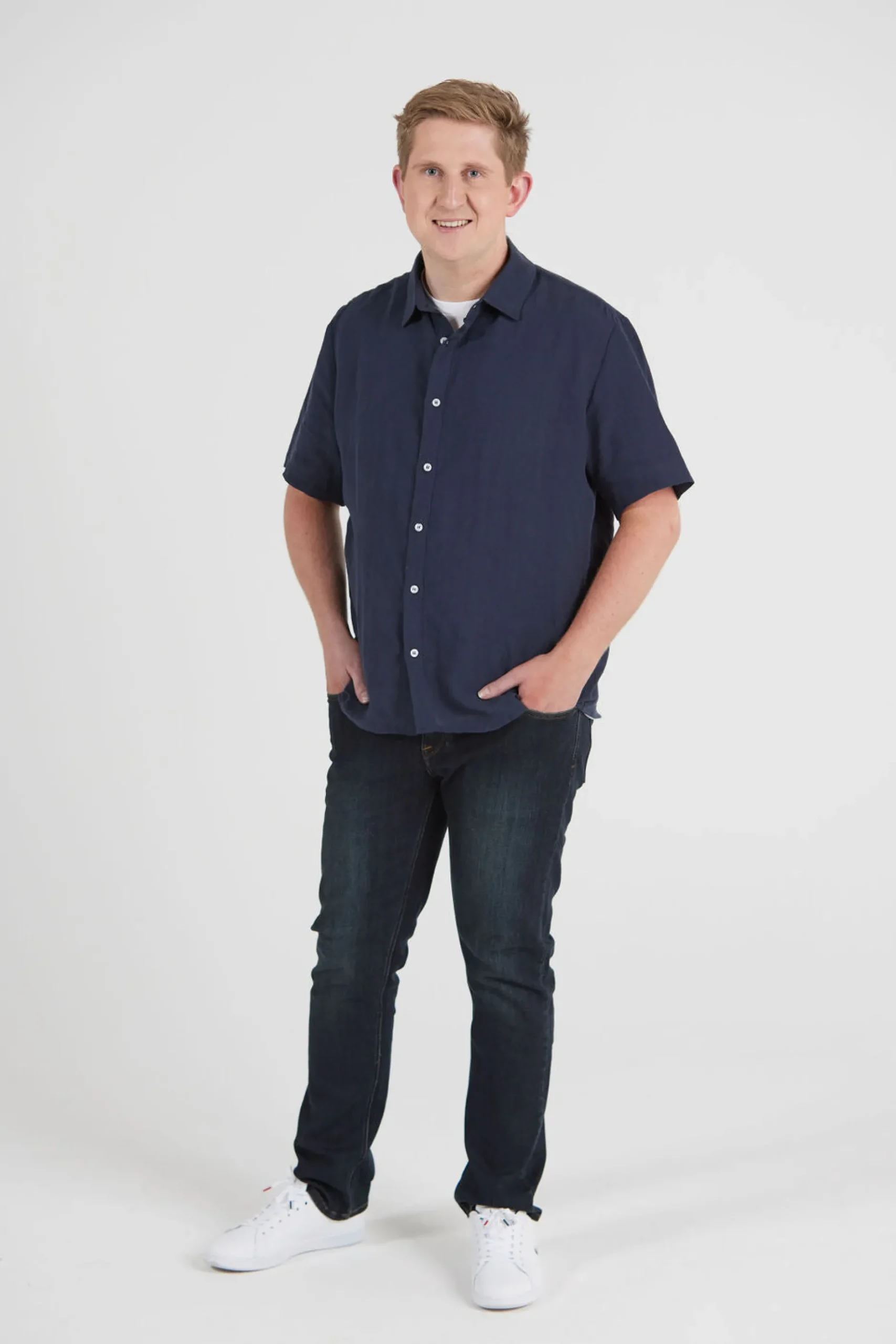 blank_space_label_william_2-2.webp Shirts-BLANK SPACE LABEL WILLIAM LINEN SHIRT NAVY