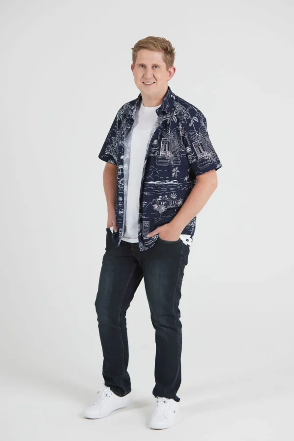 Shirts-BLANK SPACE LABEL WILLIAM PARTY SHIRT PRINT