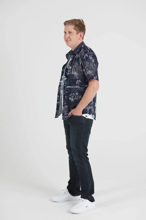 Shirts-BLANK SPACE LABEL WILLIAM PARTY SHIRT PRINT