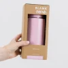 Drink Bottles-BLANK WKND. CERAMIC BOTTLE - BALLET PINK