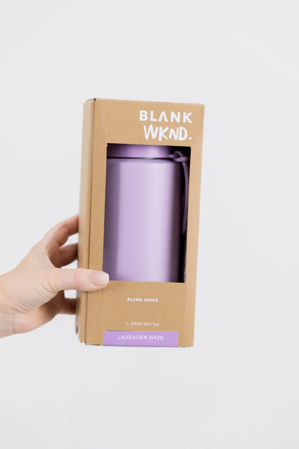 Drink Bottles-BLANK WKND. CERAMIC BOTTLE - LAVENDER HAZE