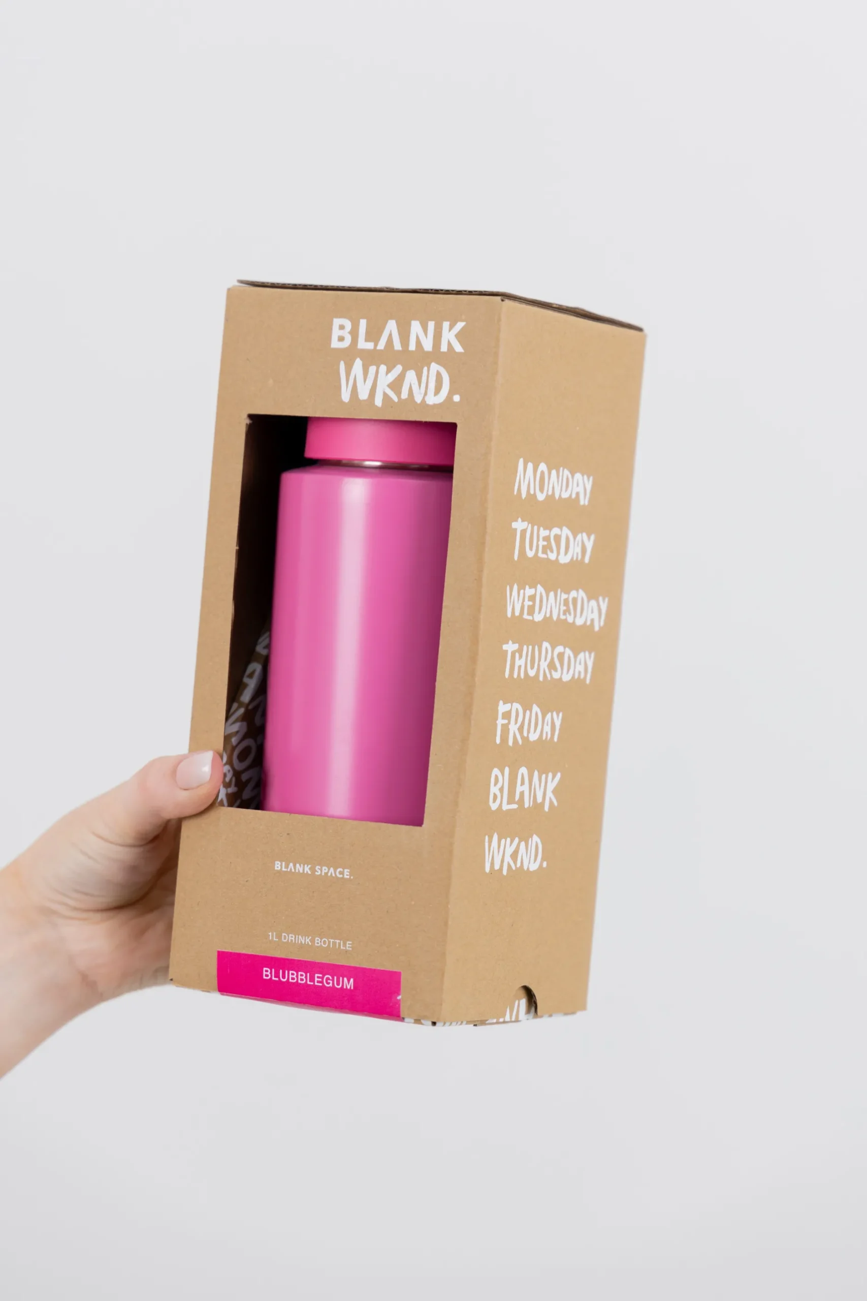 blank_wknd_ceramic_bottle_1-2.webp Drink Bottles-BLANK WKND. CERAMIC BOTTLE - BUBBLEGUM