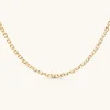 18Kt Gold Plated | Jewellery-BLANK SPACE. CABLE CHAIN NECKLACE 18KT GOLD