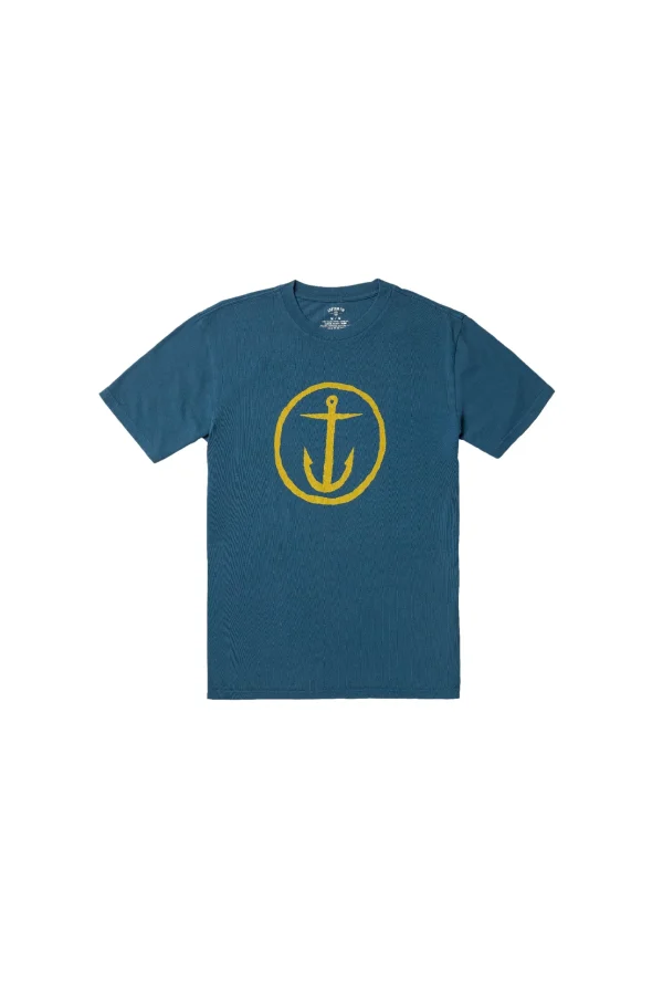 Shirts-CAPTAIN FIN OG LOGO TEE - DARK NAVY