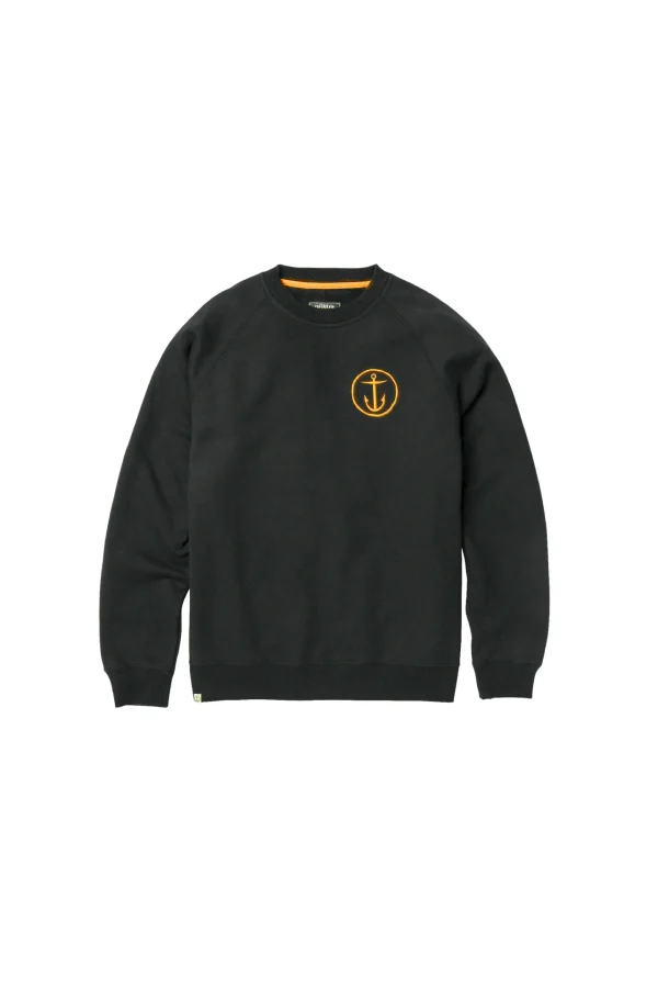 Sweaters & Knitwear-CAPTAIN FIN SHWEATY ANCHOR CREW - BLACK