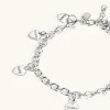 925 Sterling Silver | Jewellery-BLANK SPACE. CHAIN OF HEARTS BRACELET