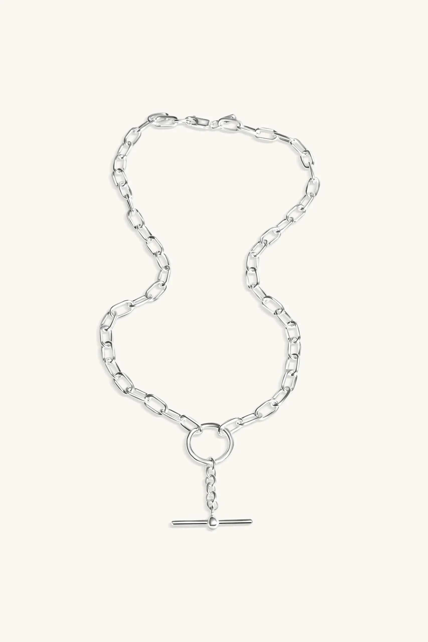 classic_fob_necklace_1.webp 925 Sterling Silver | Jewellery-BLANK SPACE. CLASSIC FOB NECKLACE