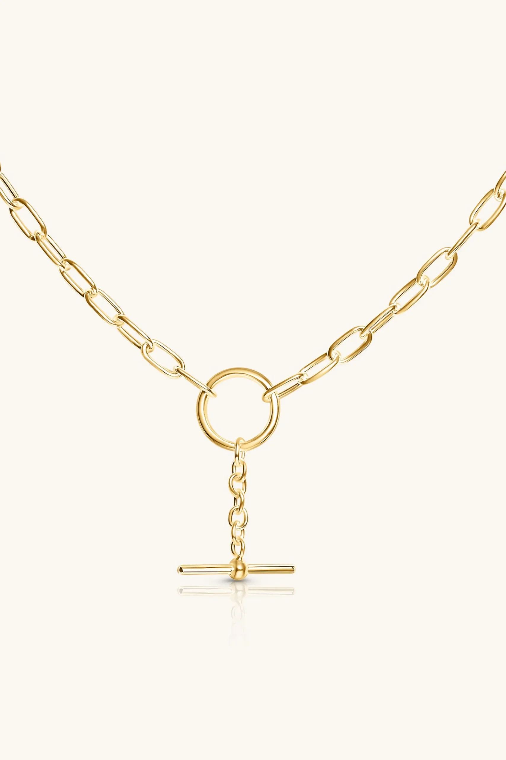 classic_fob_necklace_kt_g_0.webp 18Kt Gold Plated | Jewellery-BLANK SPACE. CLASSIC FOB NECKLACE 18KT GOLD