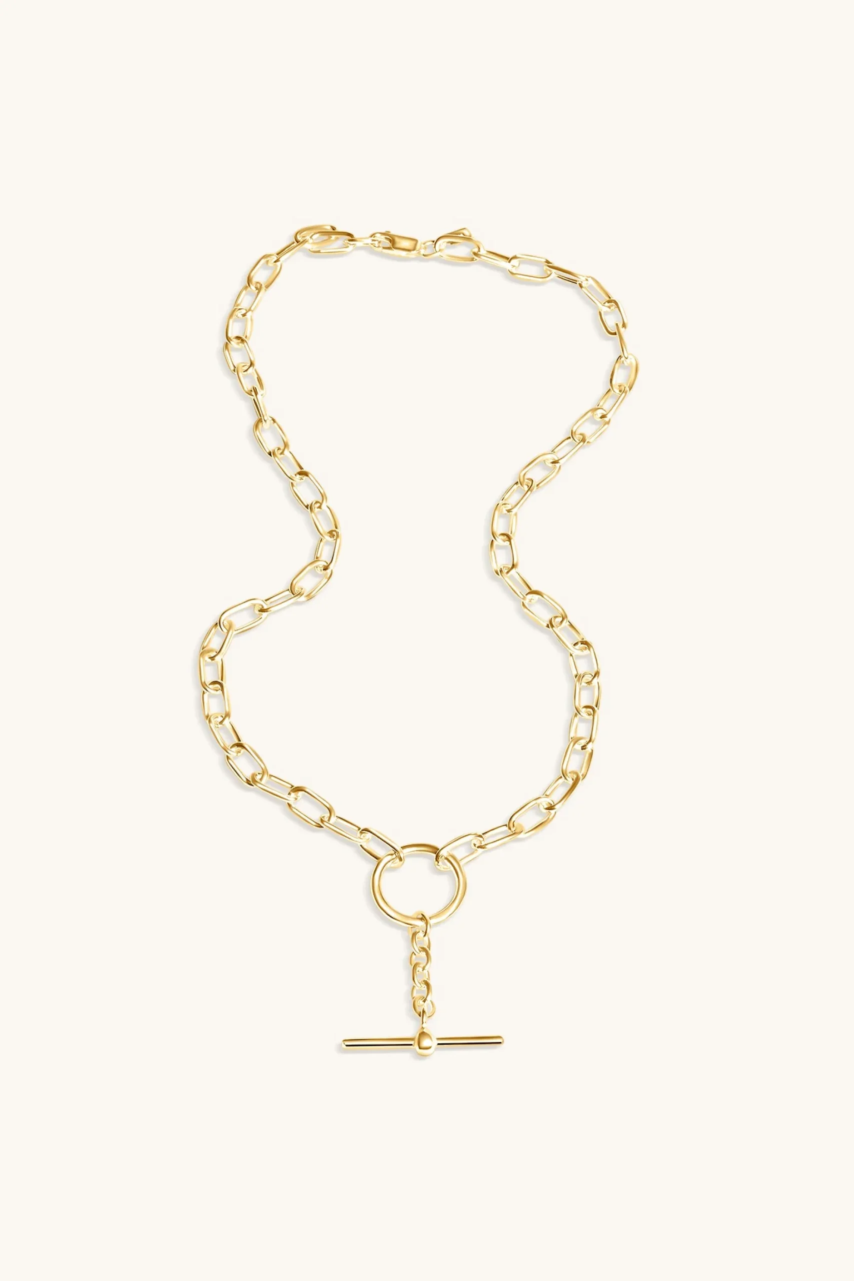 classic_fob_necklace_kt_g_1.webp 18Kt Gold Plated | Jewellery-BLANK SPACE. CLASSIC FOB NECKLACE 18KT GOLD