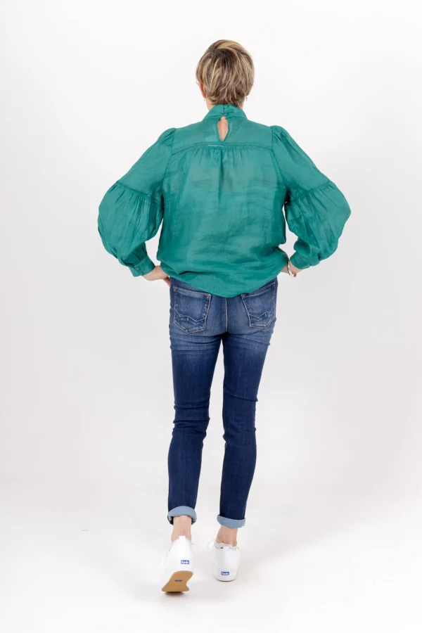 Denim-CULT OF INDIVIDUALITY GYPSY HIGH RISE JEAN - ROCCO ZIPPER