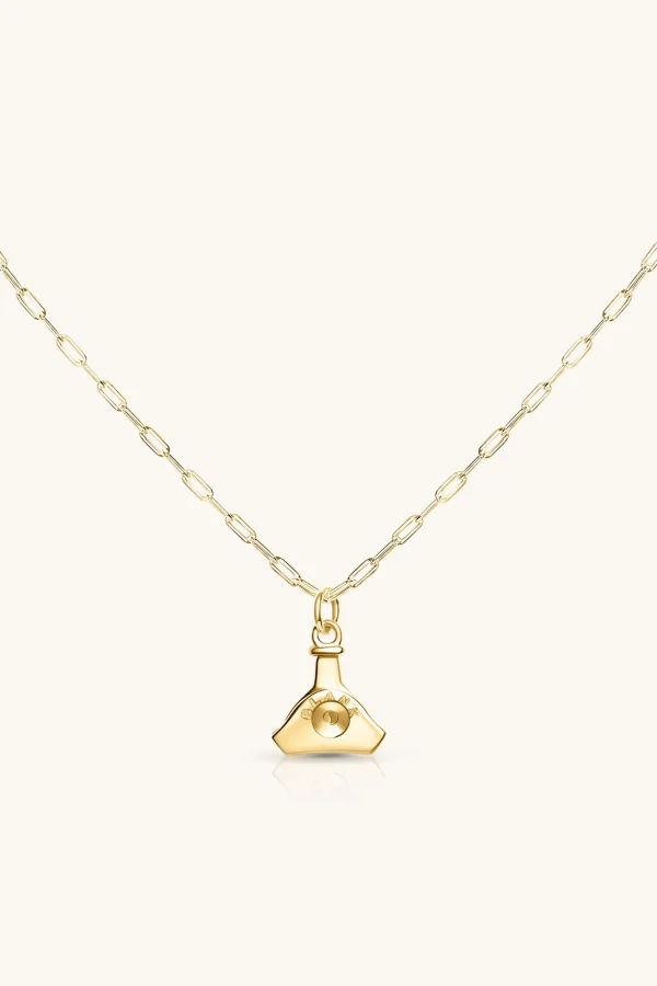 18Kt Gold Plated | Jewellery-BLANK SPACE. DAINTY WHISTLE NECKLACE 18KT GOLD