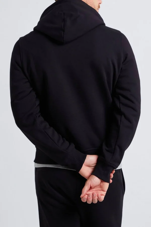 Sweaters & Knitwear-DIESEL S-GINN-HOOD-DIV SWEATSHIRT - BLACK