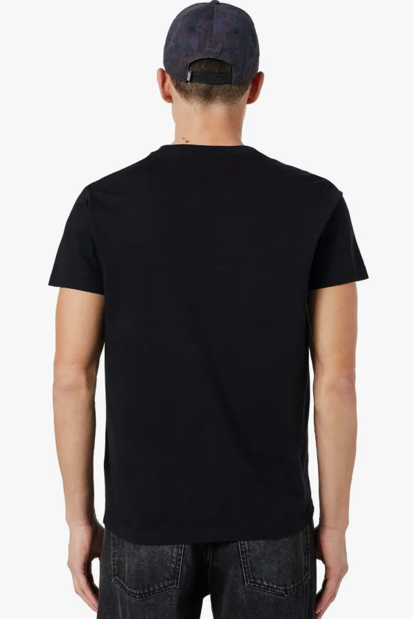 Tees & Tanks-DIESEL T-DIEGOR-C14 T-SHIRT - BLACK