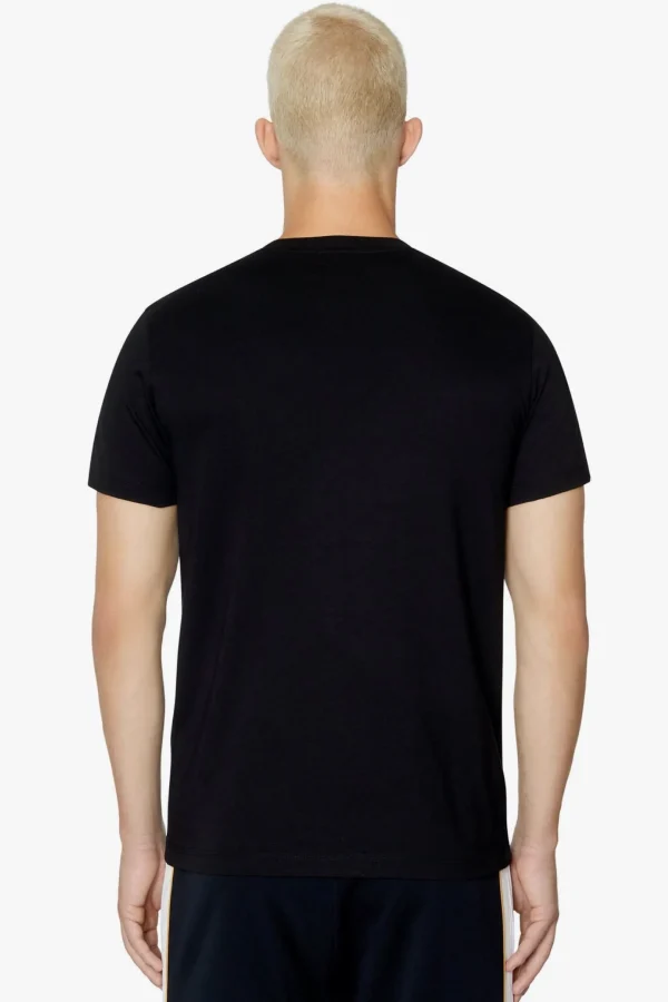 Tees & Tanks-DIESEL T-DIEGOR-E12 T-SHIRT - BLACK