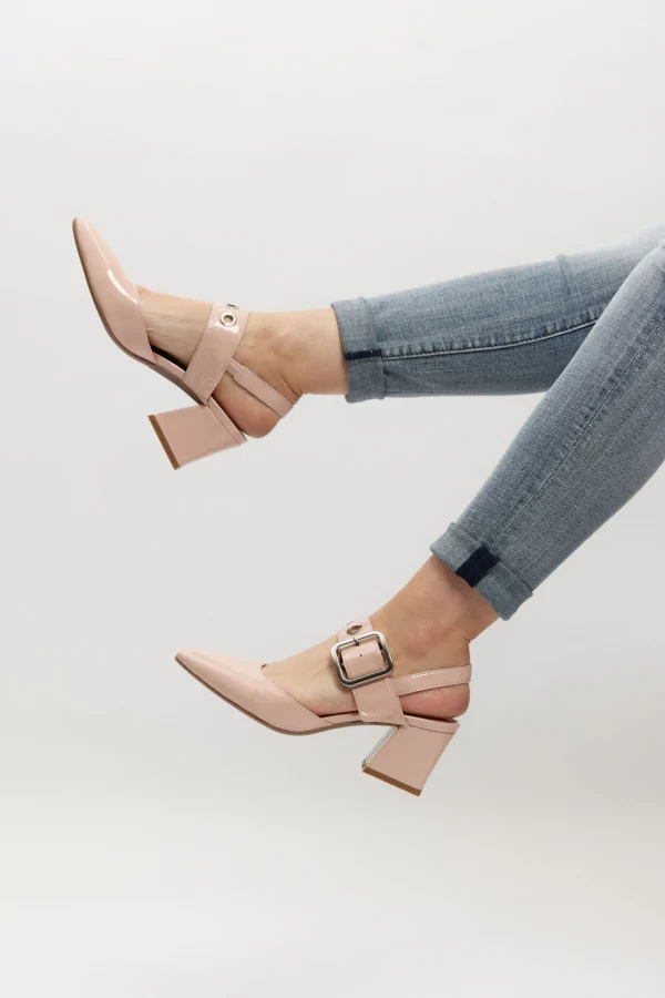 Footwear-DJANGO & JULIETTE MAGALY HEEL - PINK PATENT