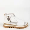 Footwear-DJANGO & JULIETTE SORENS SANDAL WHITE LEATHER