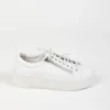 Footwear-DJANGO & JULIETTE WOLFIE SNEAKER WHITE LEATHER
