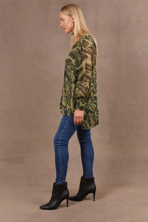 Shirts & Tops-EB&IVE BANTU TOP FERN