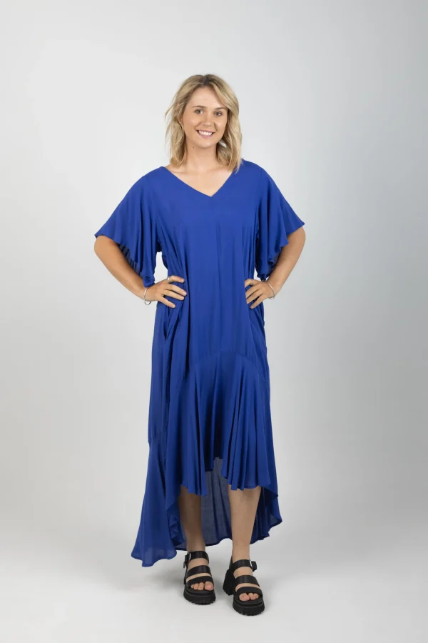 Dresses-EB&IVE ESPRIT FLUTTER MAXI COBALT