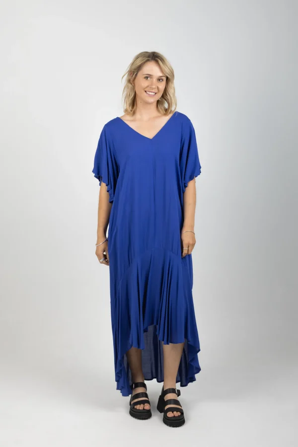 Dresses-EB&IVE ESPRIT FLUTTER MAXI COBALT