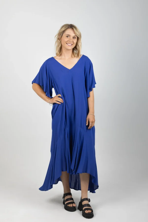 Dresses-EB&IVE ESPRIT FLUTTER MAXI COBALT