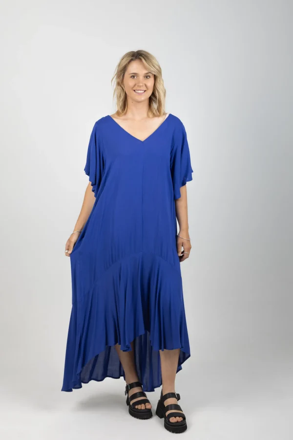 Dresses-EB&IVE ESPRIT FLUTTER MAXI COBALT