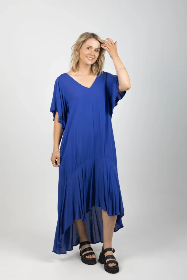 Dresses-EB&IVE ESPRIT FLUTTER MAXI COBALT