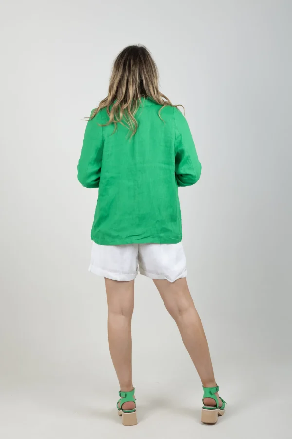 Coats & Jackets-EB&IVE HALCYON BLAZER EMERALD