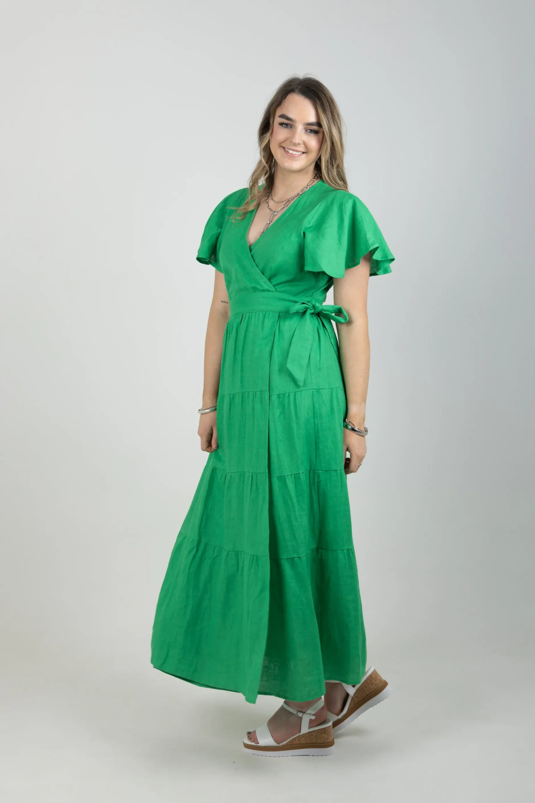 ebive_halcyon_maxi_dress__1.webp Dresses-EB&IVE HALCYON MAXI DRESS EMERALD