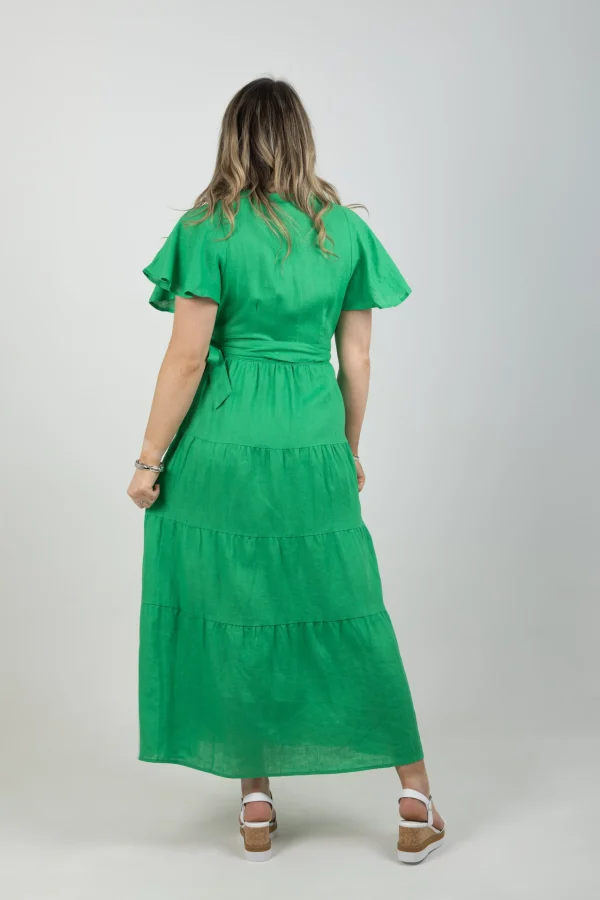 Dresses-EB&IVE HALCYON MAXI DRESS EMERALD