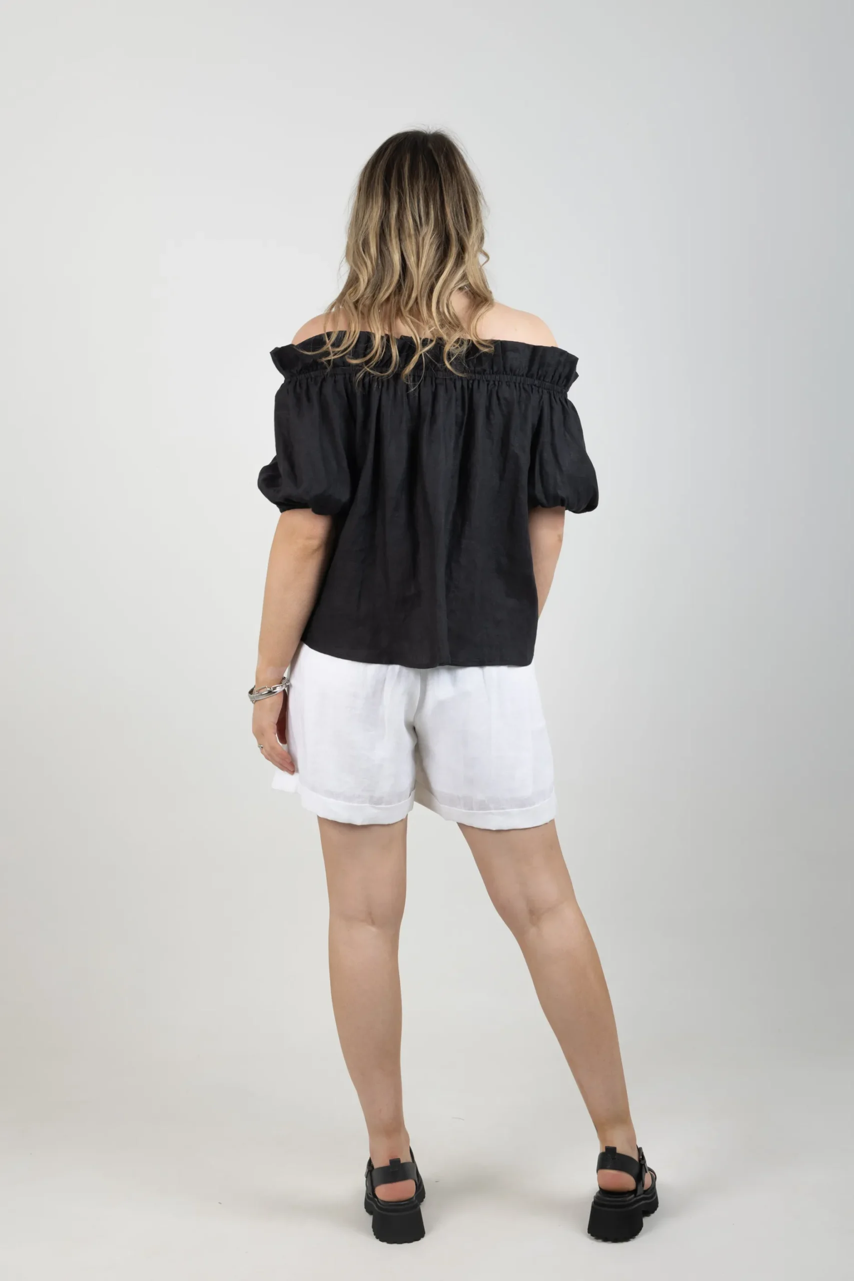 ebive_halcyon_ruched_top__2.webp Shirts & Tops-EB&IVE HALCYON RUCHED TOP EBONY