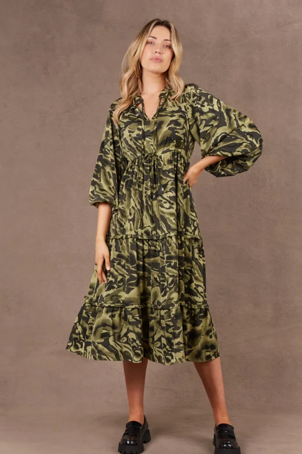 Dresses-EB&IVE MAYAN TIERED MAXI FERN