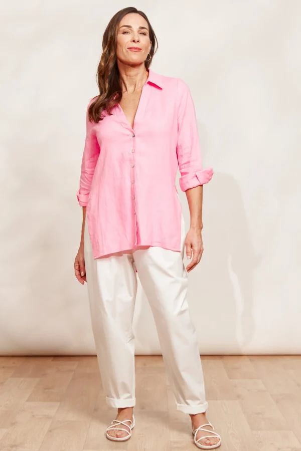 Shirts & Tops-EB&IVE SOJOURN SHIRT CAMEO