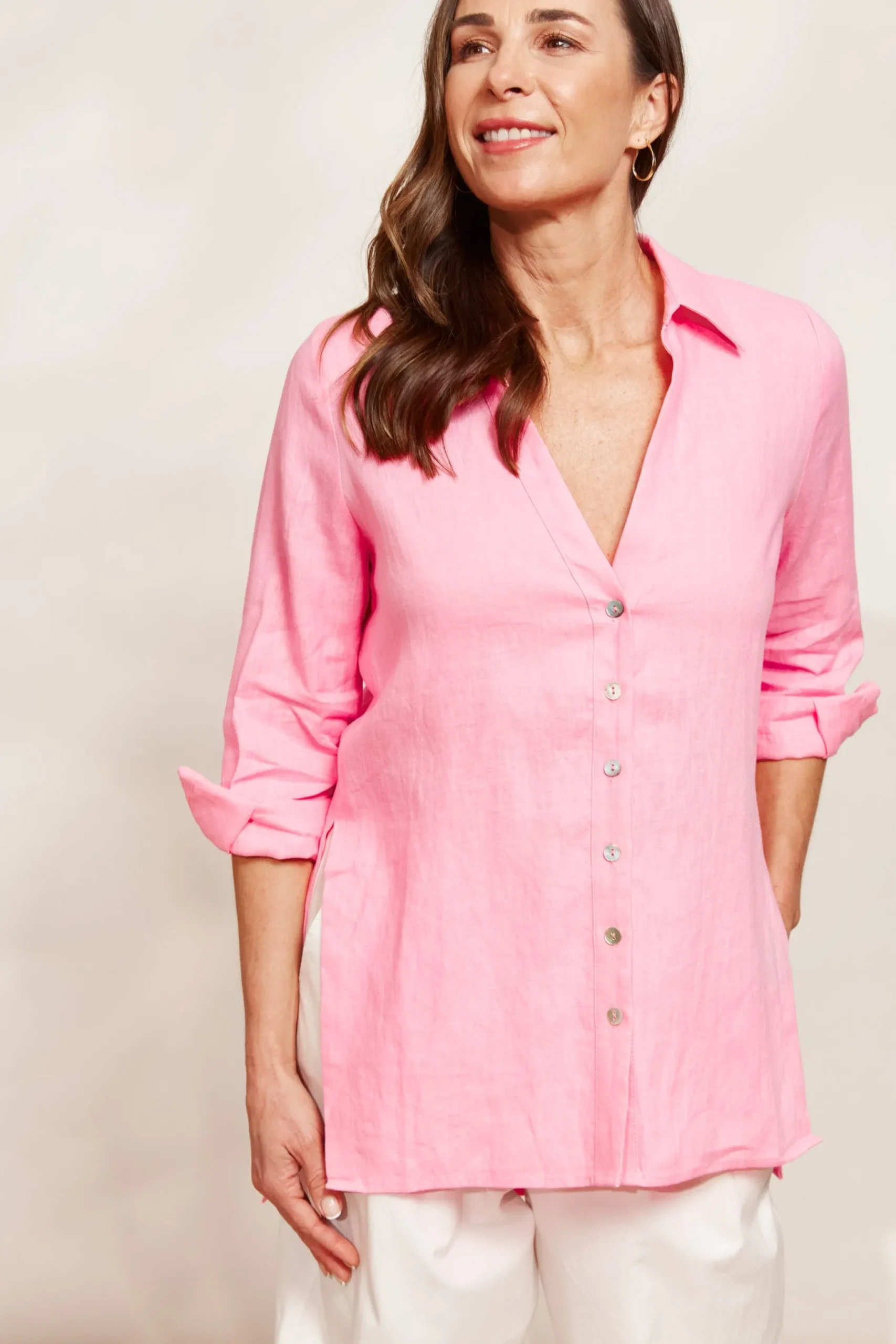 ebive_sojourn_shirt_cameo_3.webp Shirts & Tops-EB&IVE SOJOURN SHIRT CAMEO