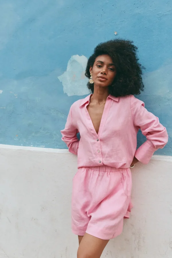 Shirts & Tops-EB&IVE SOJOURN SHIRT CAMEO