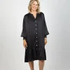 Dresses-EB&IVE STAPLE DRESS EBONY