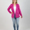 Coats & Jackets-EB&IVE STAPLE NAMA BLAZER MAGENTA
