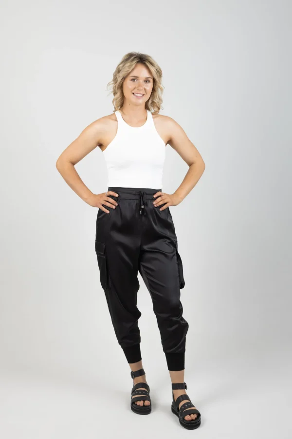 Pants-EB&IVE STAPLE PANT EBONY