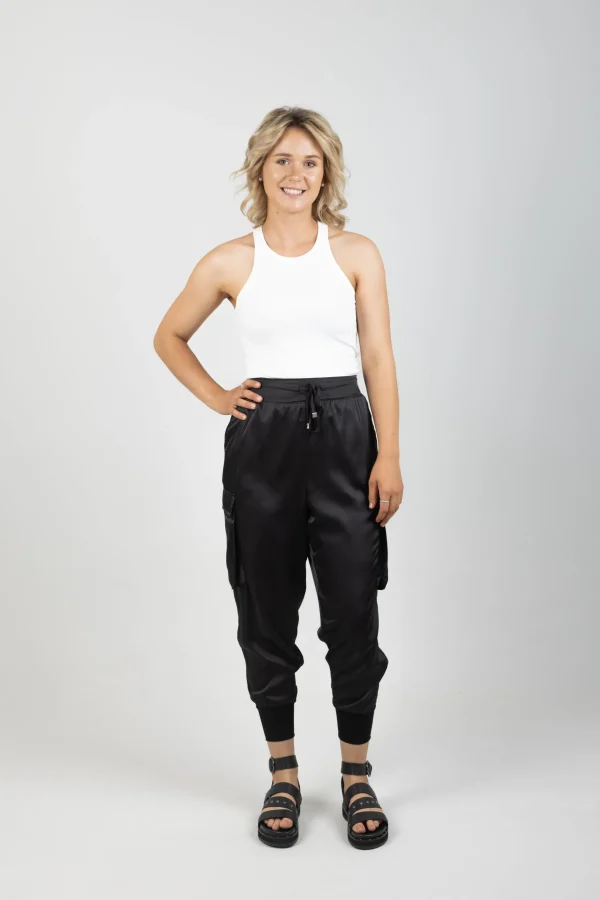 Pants-EB&IVE STAPLE PANT EBONY