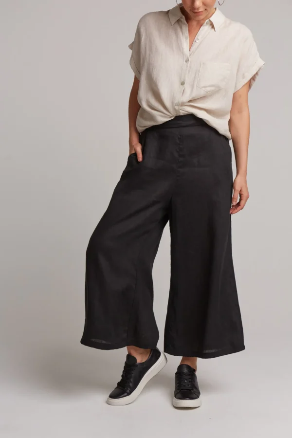Pants-EB&IVE STUDIO CROP PANT EBONY