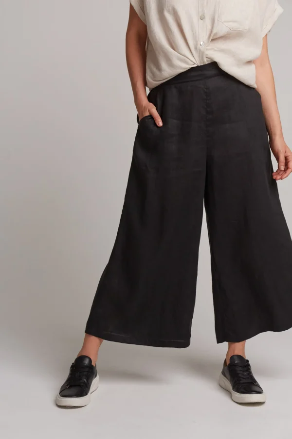 Pants-EB&IVE STUDIO CROP PANT EBONY