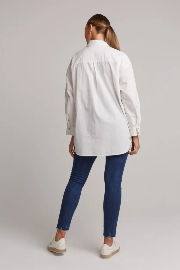 Shirts & Tops-EB&IVE STUDIO OVERSIZED SHIRT SALT