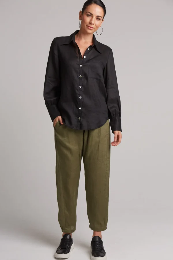Shirts & Tops-EB&IVE STUDIO SHIRT EBONY